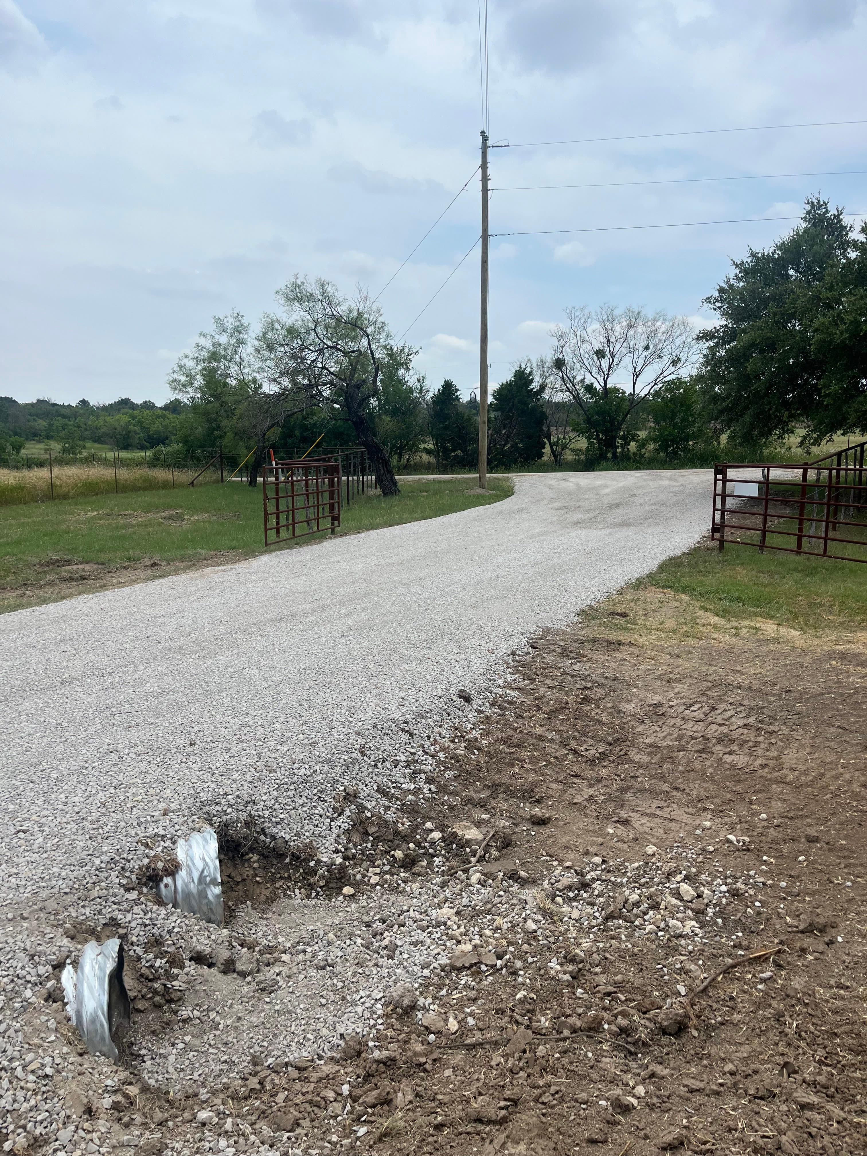 Drainage resolution Stephenville TX — TX Dirt Co